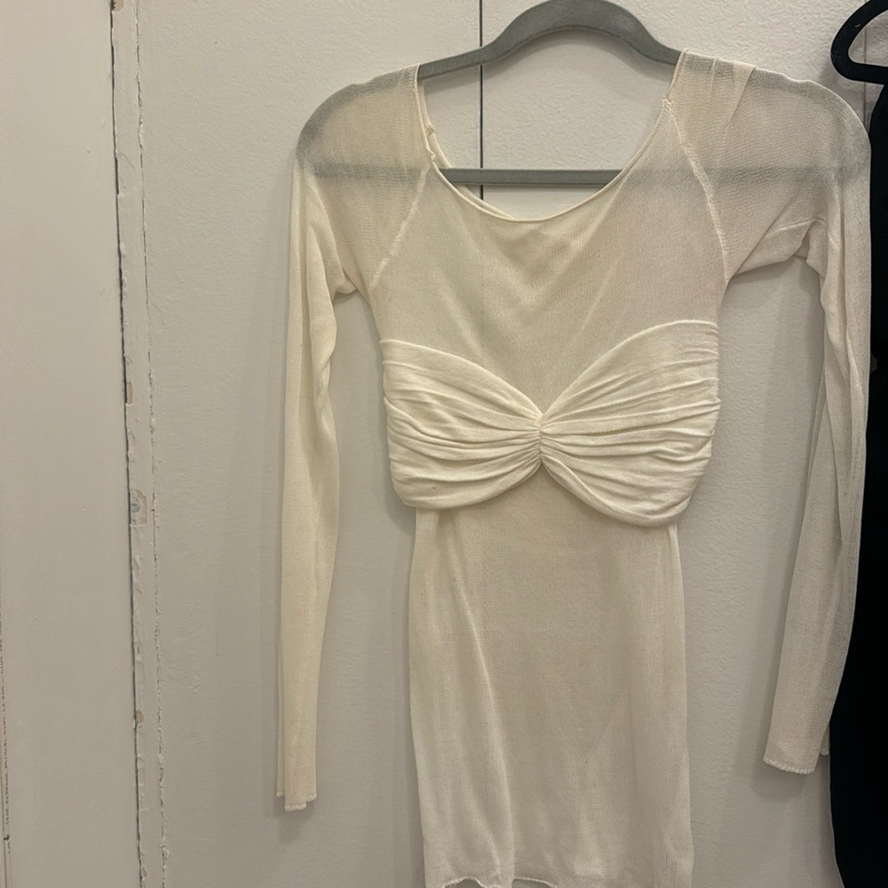 White top sheer